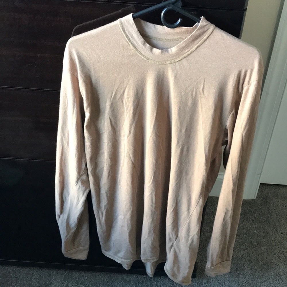 XL Massif tan long sleeve base layer
